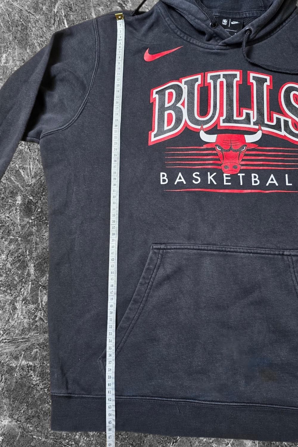 Nike Chicago Bulls Hoodie – Schwarz | Größe L