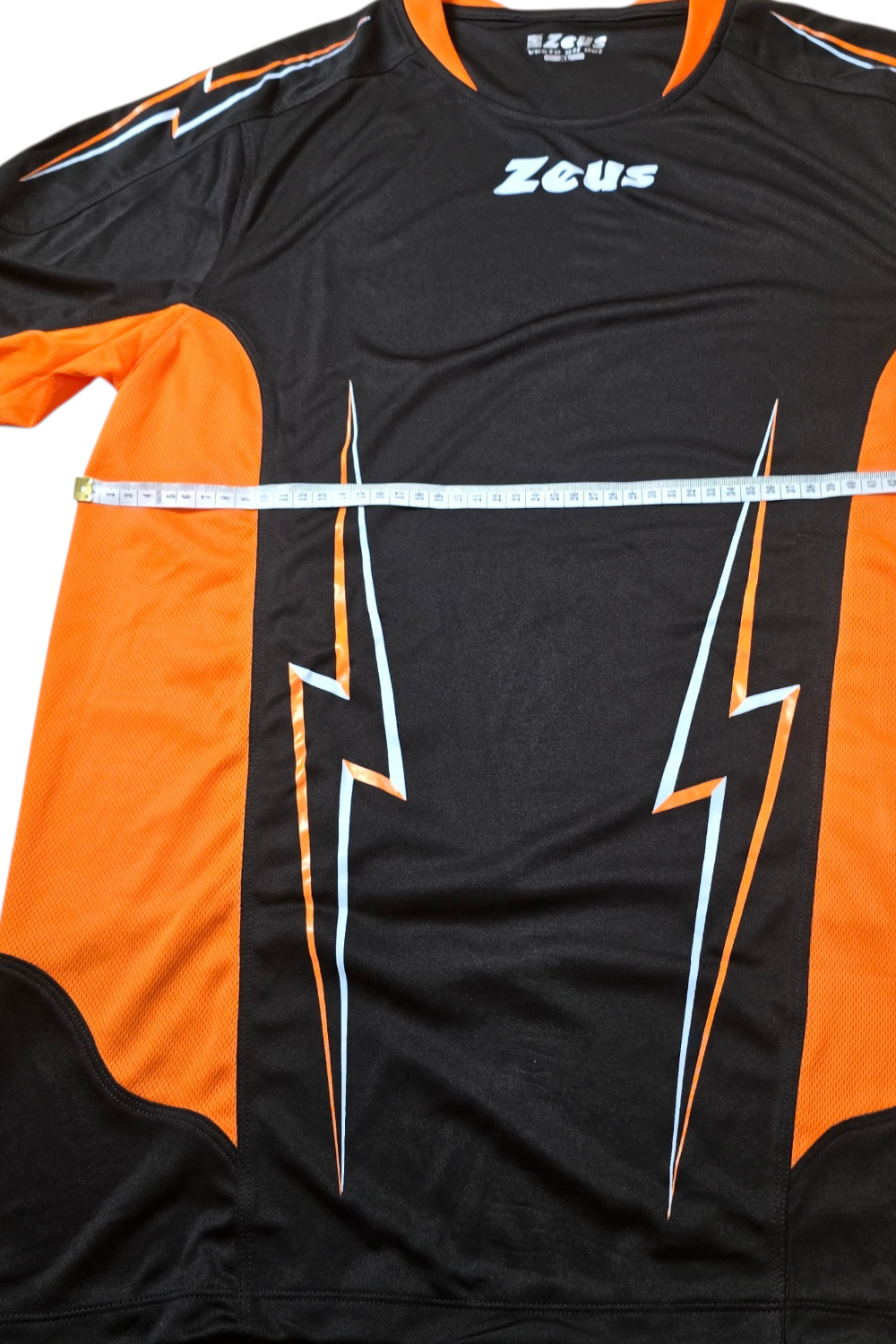 Zeus Sport Trikot – Schwarz/Orange | Größe XL
