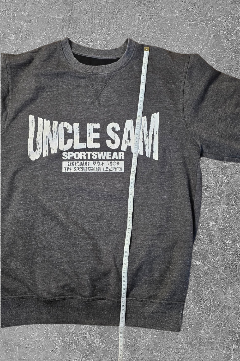 UNCL SAM Sportswear Sweatshirt – Grau | Größe M