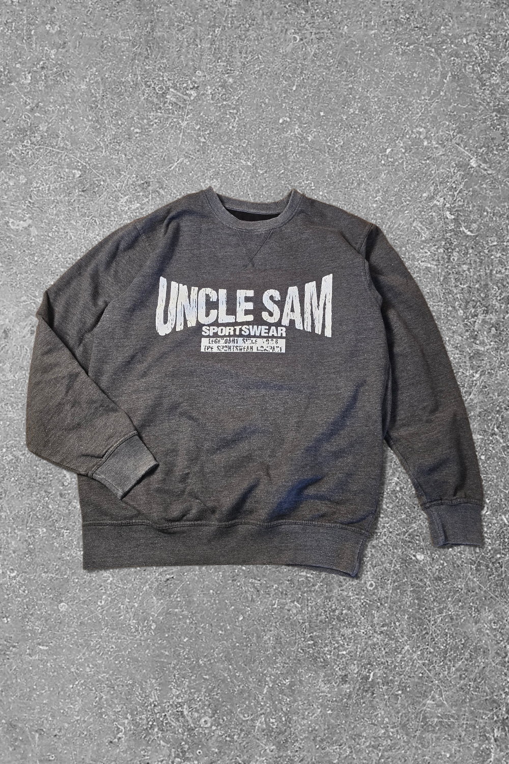 UNCL SAM Sportswear Sweatshirt – Grau | Größe M