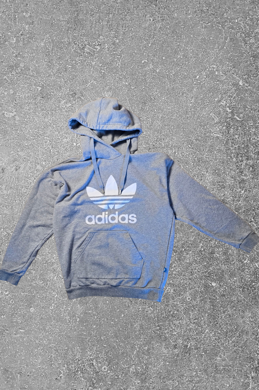 adidas Hoodie Trefoil – Grau | Größe M