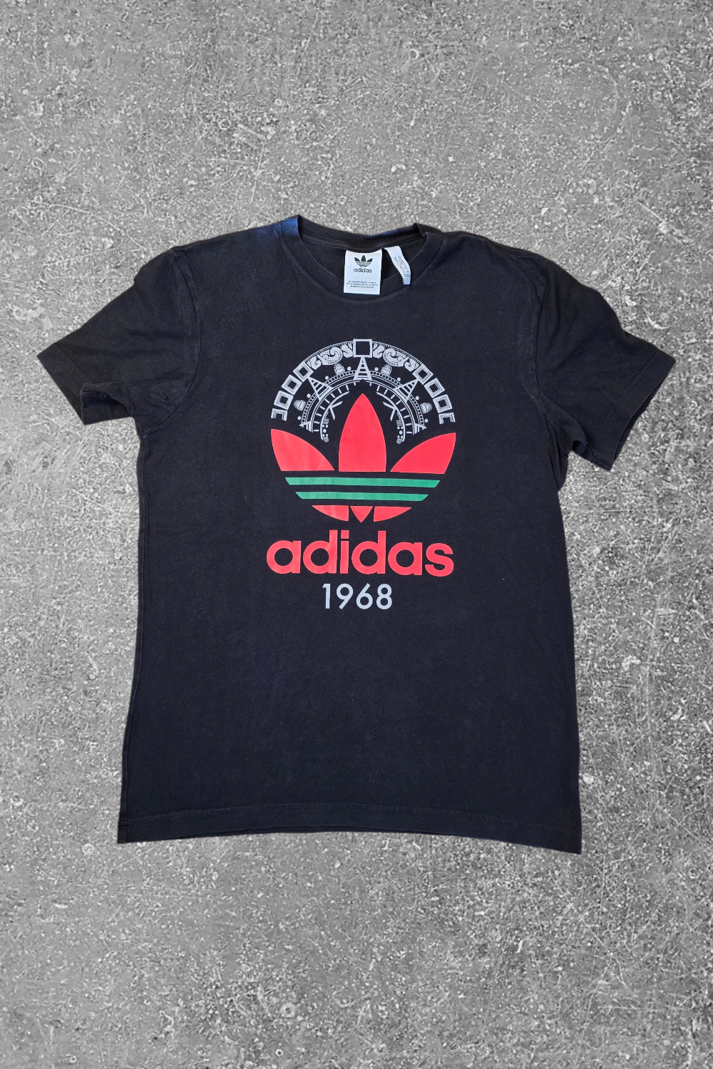 adidas T-Shirt Trefoil 1968 – Schwarz | Größe M
