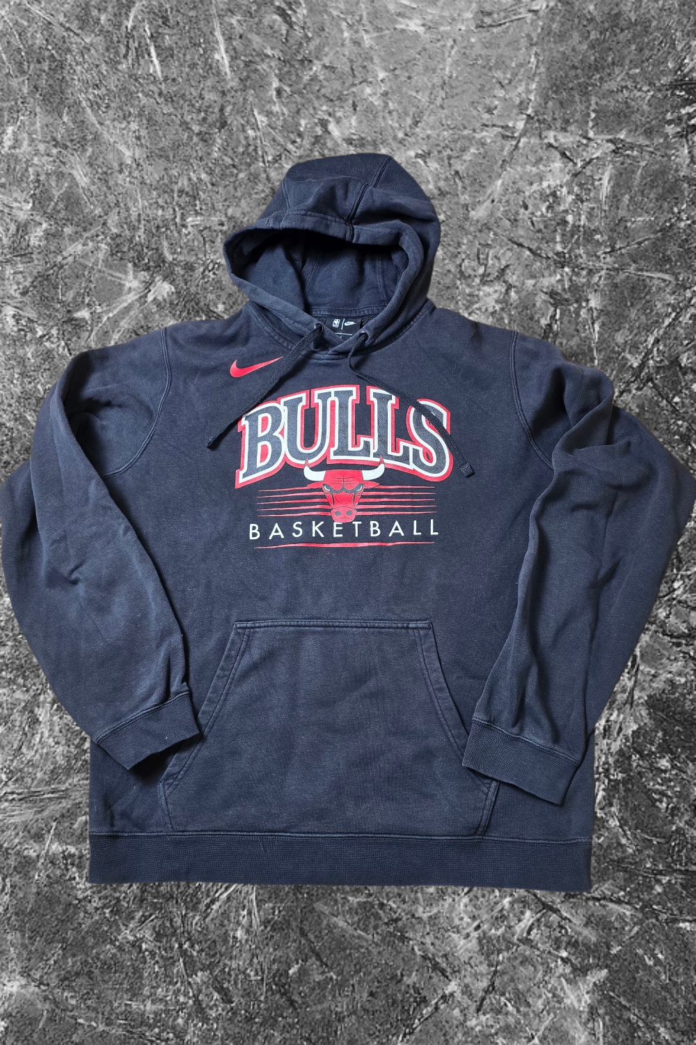 Nike Chicago Bulls Hoodie – Schwarz | Größe L