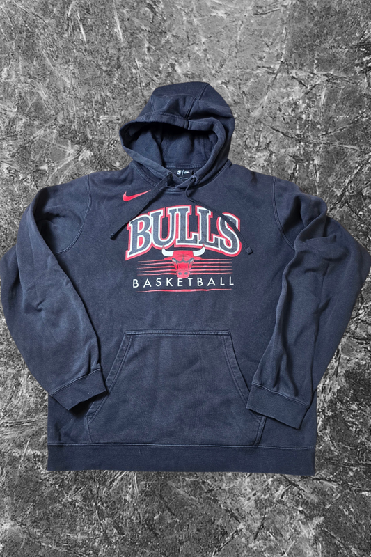 Nike Chicago Bulls Hoodie – Schwarz | Größe L