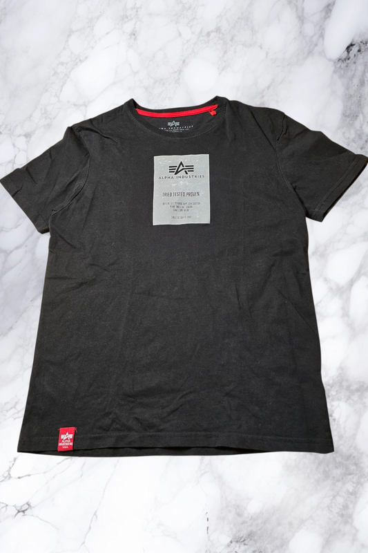 Alpha Industries T-Shirt – Schwarz | Größe M
