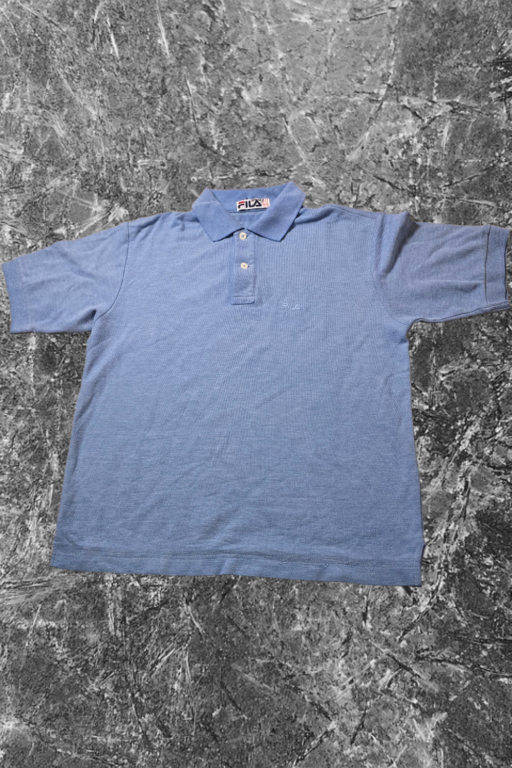 FILA Polo Shirt – Blau | Größe 44