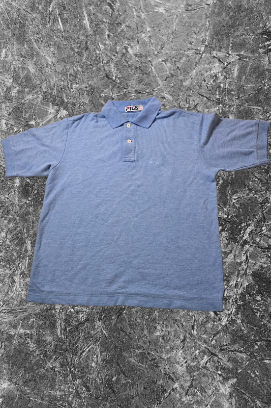 FILA Polo Shirt – Blau | Größe 44