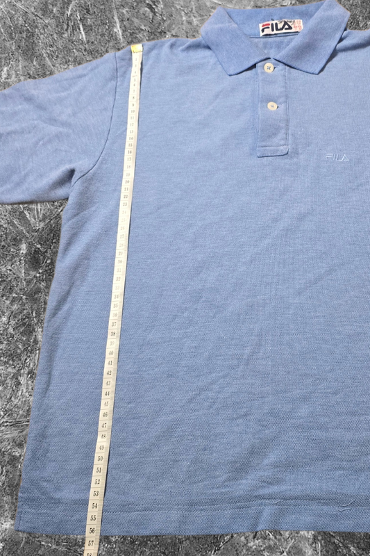 FILA Polo Shirt – Blau | Größe 44