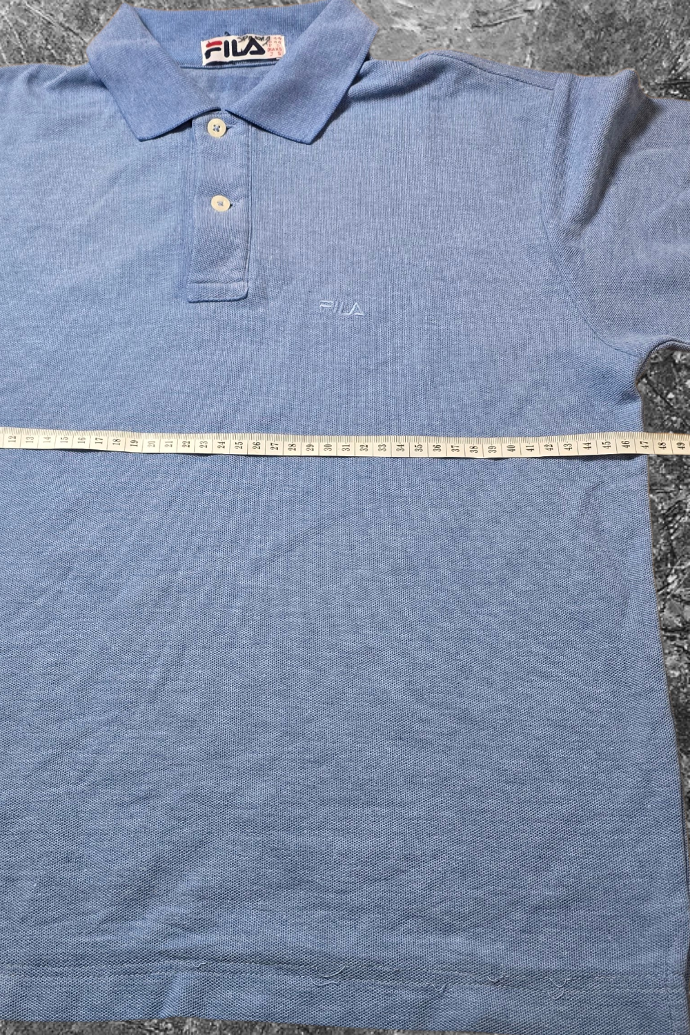 FILA Polo Shirt – Blau | Größe 44