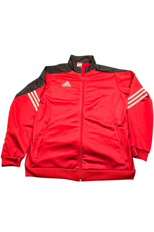 Adidas Trainingsjacke – Rot/Schwarz | Größe L