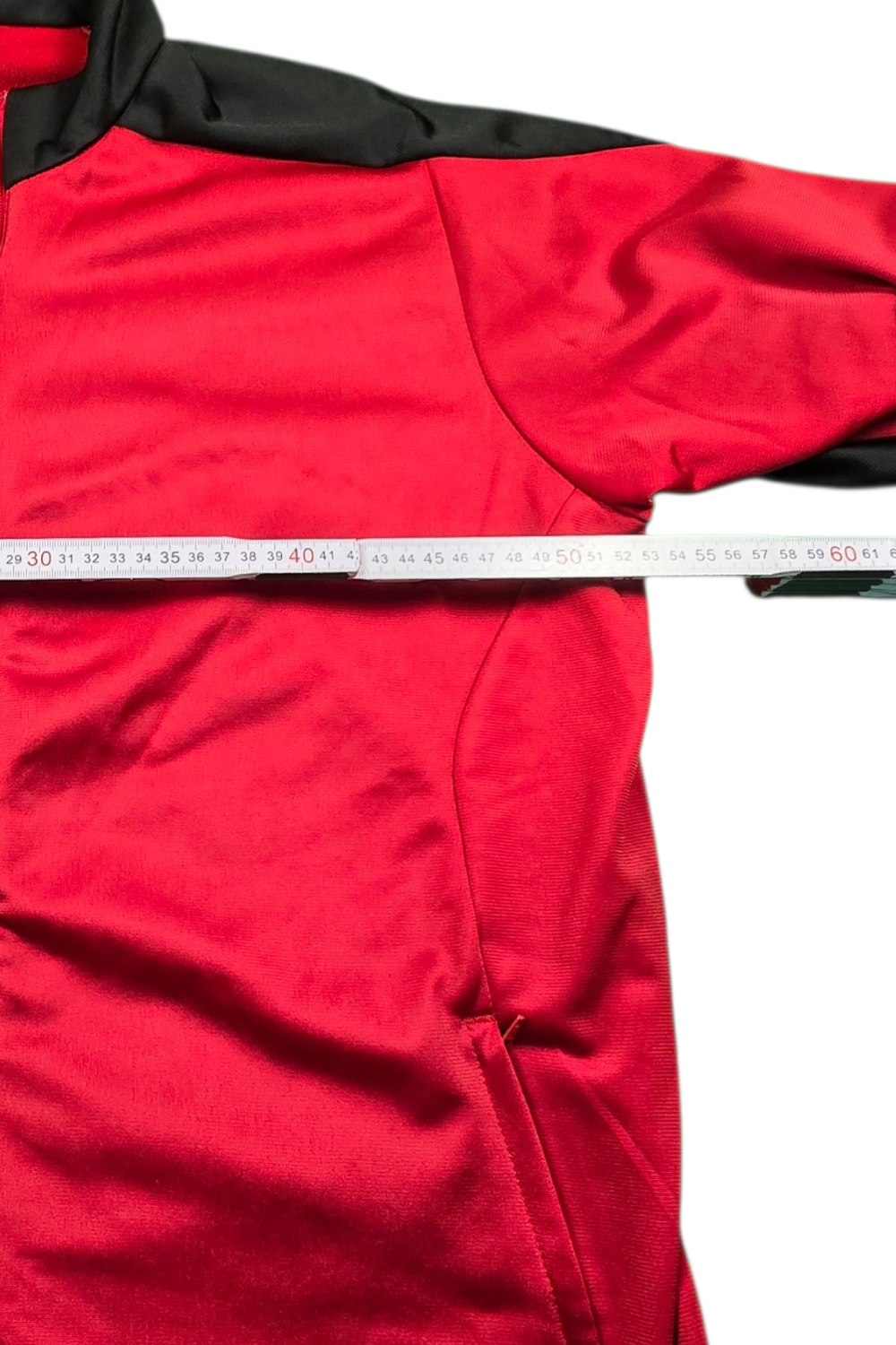 Adidas Trainingsjacke – Rot/Schwarz | Größe L