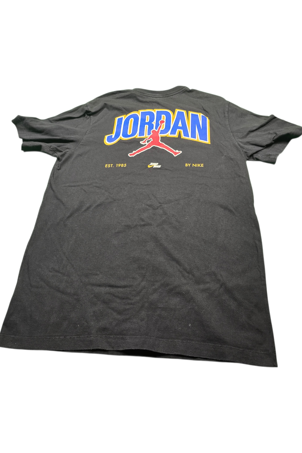 Jordan T-Shirt – Schwarz | Größe M | Backprint 🔥