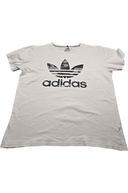 Adidas T-Shirt – Weiß | Größe L